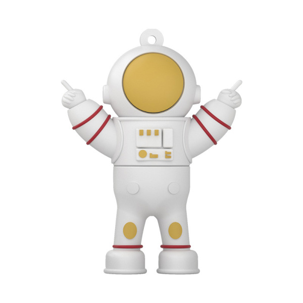 PVC宇航员可爱U盘卡通 太空人硅胶U盘 个性创意U盘定制