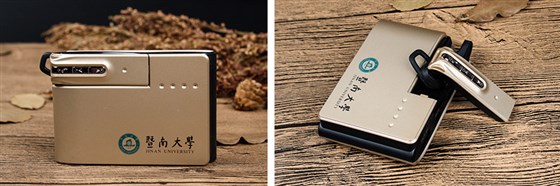 ABS塑料蓝牙耳机移动电源——MIDU品牌