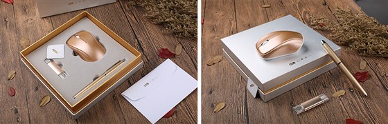 商务休闲的办公礼品套装——MIDU品牌鼠标三件套