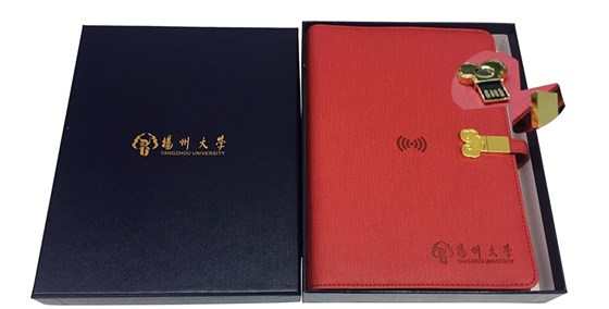 学校礼品磁吸扣记事本电源