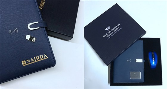 MIDU-汽车促销礼品钉子记事本充电宝