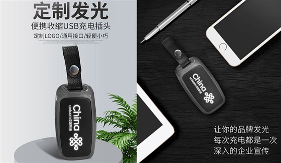 尊行者礼品定制工厂_充电宝插头