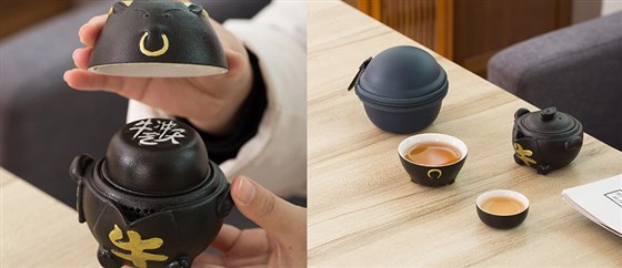 尊行者礼品定制工厂_网红礼品茶具套装
