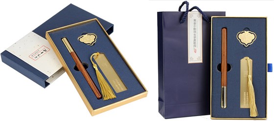 高校校庆礼品书签套装