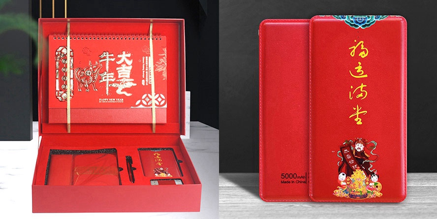 尊行者礼品定制工厂——商务礼品五福套装