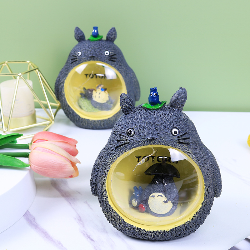 龙猫星星灯工艺品摆件树脂小夜灯|定制伴手礼厂家