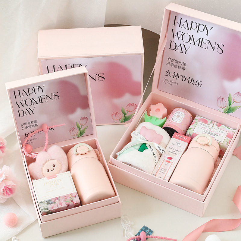 眼罩手工皂护手霜保温杯|女神节员工礼品