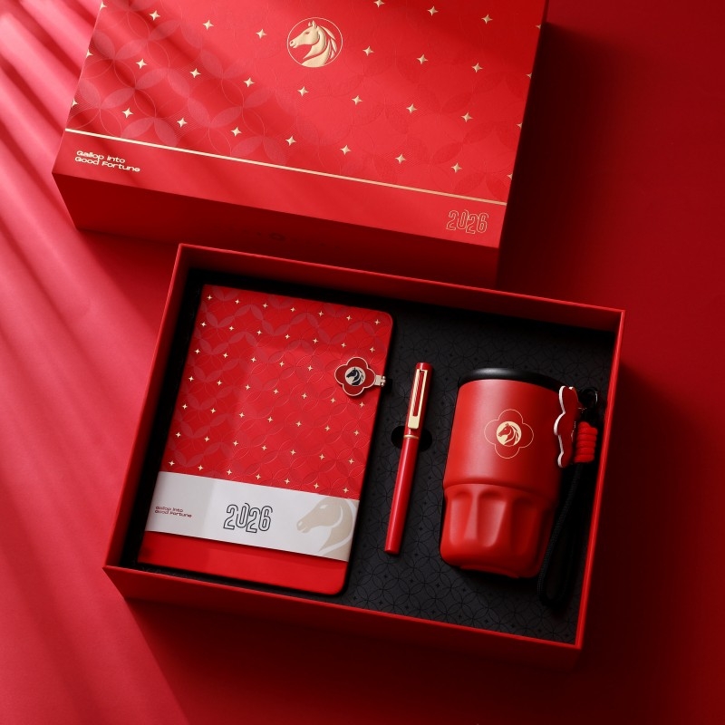 新年开门红系列笔记本三件套礼盒 (2)